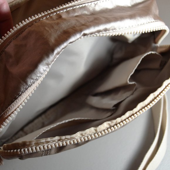 Kipling Benci Like New Metallic Gold Crossbody Bag - Picture 13 of 16
